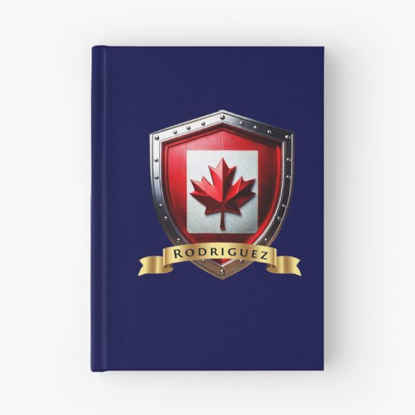 Item preview, Rodriguez Family Canada Shield, Maple Leaf Heraldry Crest designed and sold by Highlandkings.