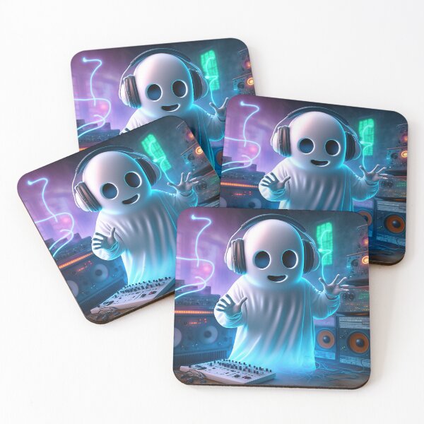 Item preview, Ghost DJ - Neon Electro  designed and sold by The-Fox-Hole.