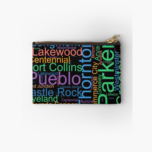 Item preview, Colorado Word Art With Cities designed and sold by TheIconSmith.