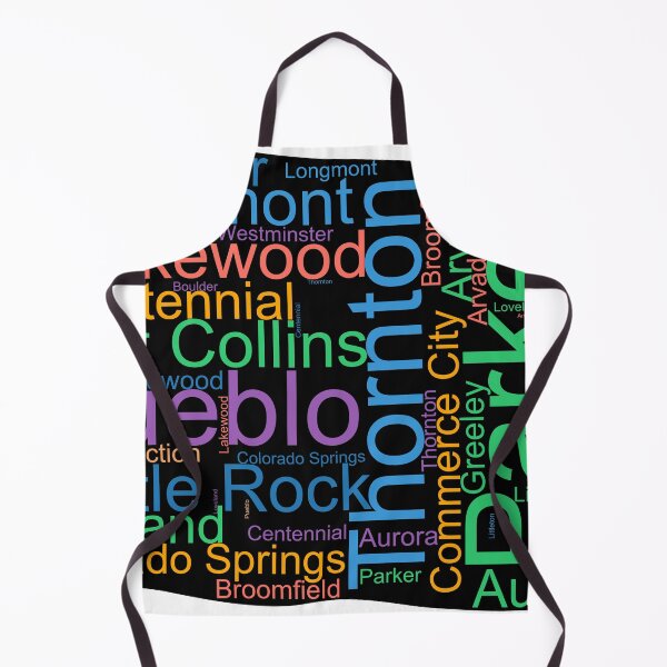 Item preview, Colorado Word Art With Cities designed and sold by TheIconSmith.