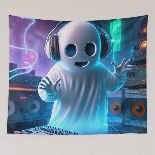 Item preview, Ghost DJ - Neon Electro  designed and sold by The-Fox-Hole.