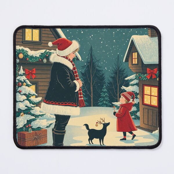 Item preview, Vintage Christmas Illustration designed and sold by MirucaDesign.