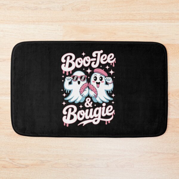 Item preview, Boo-Jee & Bougie Pink Ghost T-Shirt | Cute Pastel Halloween Spooky Season Apparel designed and sold by DarylWelsh2024.