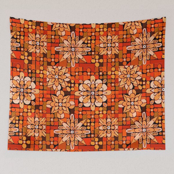 Item preview, Sunburnt GRIDOODLE designed and sold by bekki smith.