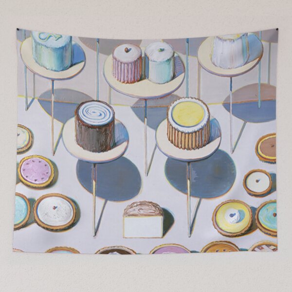 Item preview, Cake Slice Spectrum By Wayne Thiebaud designed and sold by IUFUSYU.