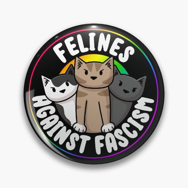 Item preview, Felines against Fascism designed and sold by doodlecats.