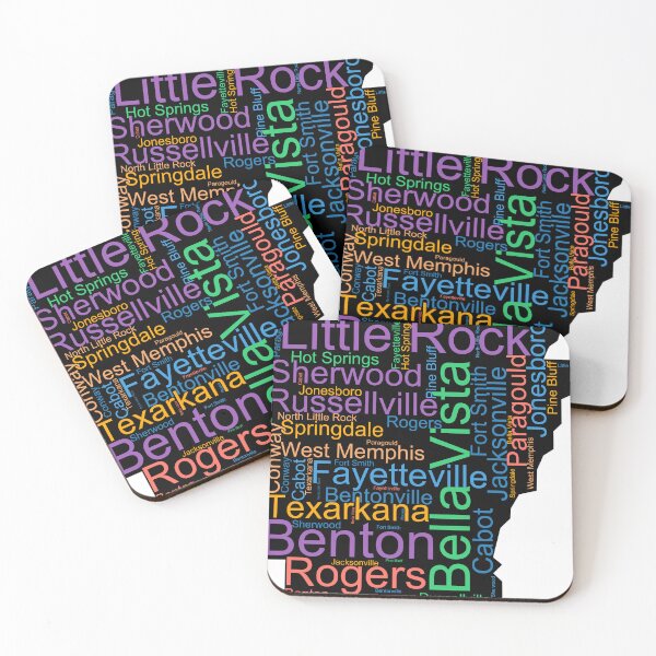 Item preview, Arkansas Word Art With Cities designed and sold by TheIconSmith.