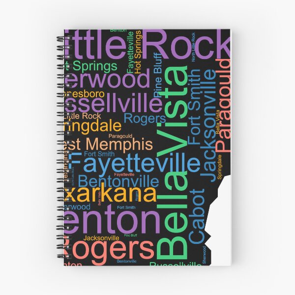 Item preview, Arkansas Word Art With Cities designed and sold by TheIconSmith.
