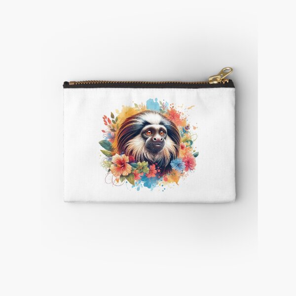 Item preview, A beautiful marmoset with various leaves and colorful flowers designed and sold by Marcoshop10.