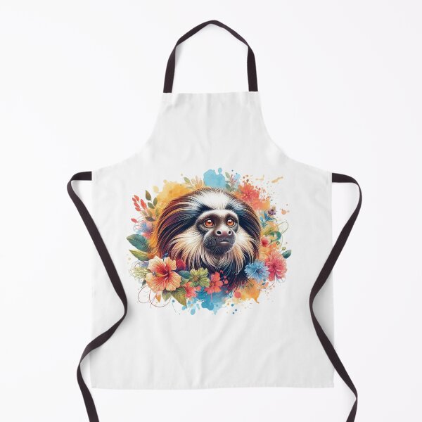 Item preview, A beautiful marmoset with various leaves and colorful flowers designed and sold by Marcoshop10.