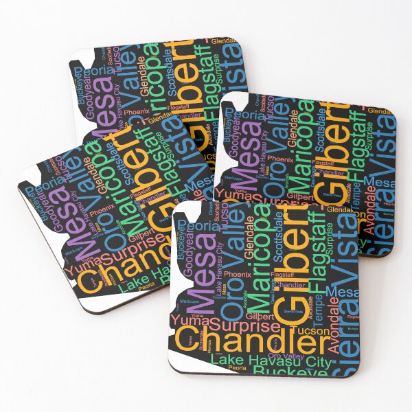 Item preview, Arizona Word Art With Cities designed and sold by TheIconSmith.