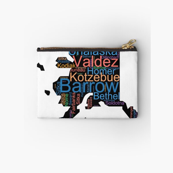 Item preview, Alaska Word Art With Cities designed and sold by TheIconSmith.