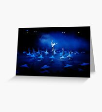 Swan Lake National English Ballet. Greeting Card