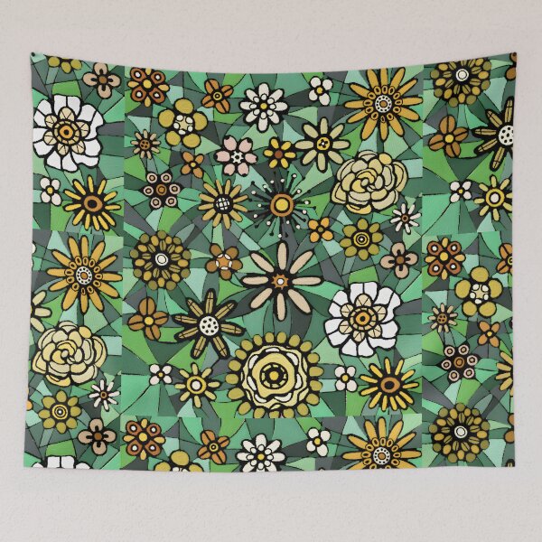 Item preview, Grassy GRIDOODLE designed and sold by bekki smith.