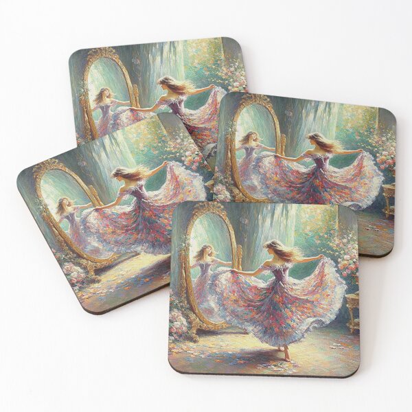 Item preview, А young dancer looking into a mirror. designed and sold by aleksandr13.