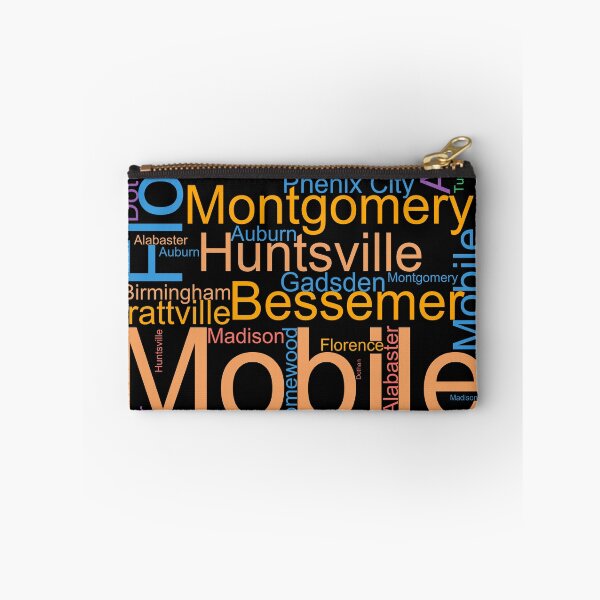 Item preview, Alabama Word Art With Cities designed and sold by TheIconSmith.