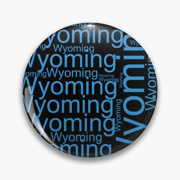 Item preview, Wyoming Word Art With State Name designed and sold by TheIconSmith.
