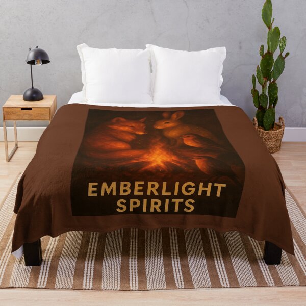 Item preview, Emberlight Spirits – Woodland Creatures by the Fire designed and sold by GeoWild Designs.