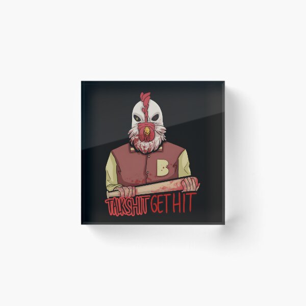 Item preview, Hotline Miami - Jacket Sticker designed and sold by alishaocstacy.