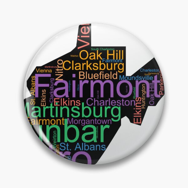 Item preview, West Virginia Word Art With Cities designed and sold by TheIconSmith.