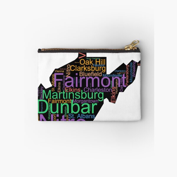 Item preview, West Virginia Word Art With Cities designed and sold by TheIconSmith.