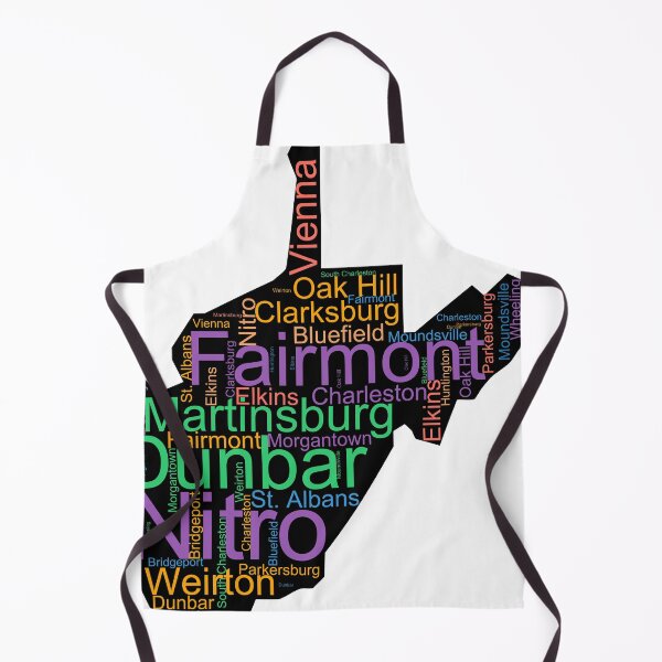 Item preview, West Virginia Word Art With Cities designed and sold by TheIconSmith.