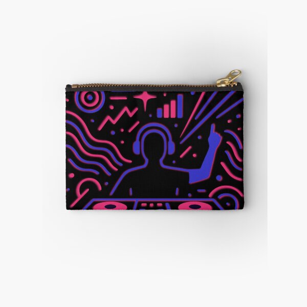 Item preview, Techno DJ Neon Line Art designed and sold by DKunic.