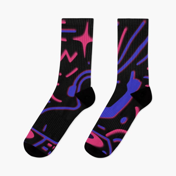 Item preview, Techno DJ Neon Line Art designed and sold by DKunic.
