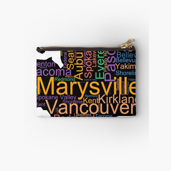 Item preview, Washington Word Art With Cities designed and sold by TheIconSmith.