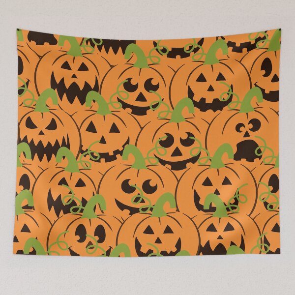 Item preview, Halloween-Seamless-Pattern-with-Pumpkin-10112784 designed and sold by RWT-Design.