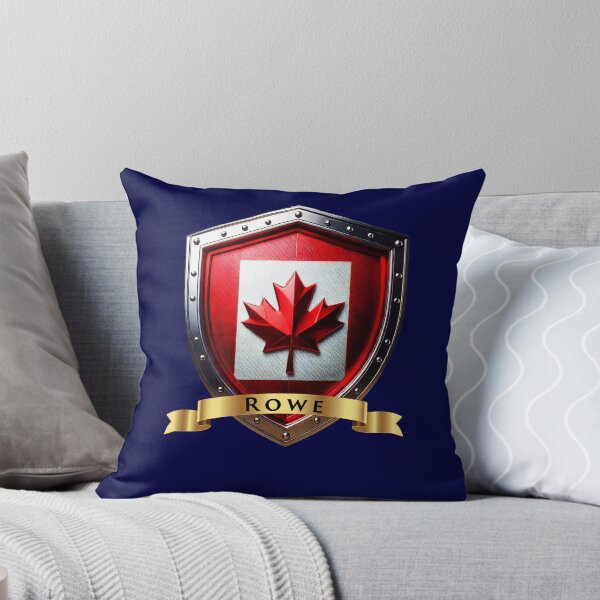 Item preview, Rowe Family Canada Shield, Maple Leaf Heraldry Crest designed and sold by Highlandkings.