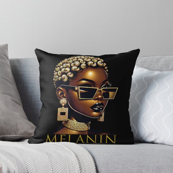 Item preview, Womens Black Gold Queen Melanin Gift designed and sold by mariannilda70.