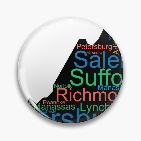 Item preview, Virginia Word Art With Cities designed and sold by TheIconSmith.