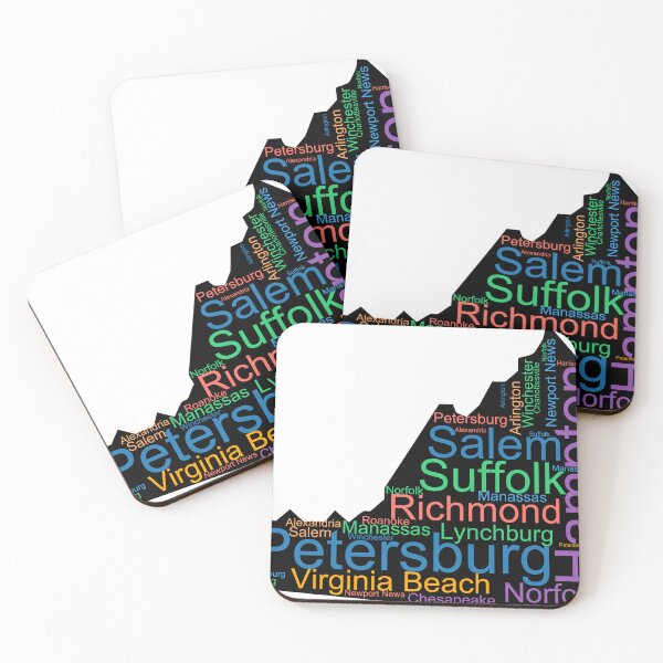 Item preview, Virginia Word Art With Cities designed and sold by TheIconSmith.