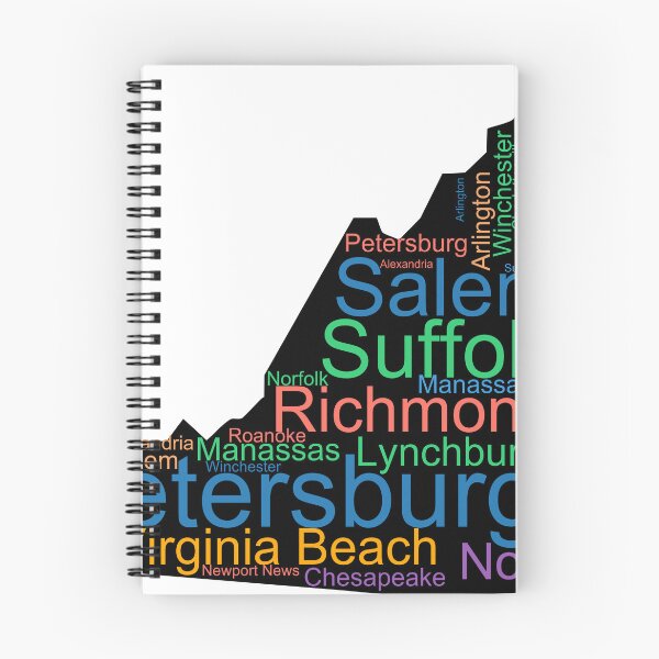Item preview, Virginia Word Art With Cities designed and sold by TheIconSmith.