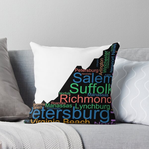 Item preview, Virginia Word Art With Cities designed and sold by TheIconSmith.