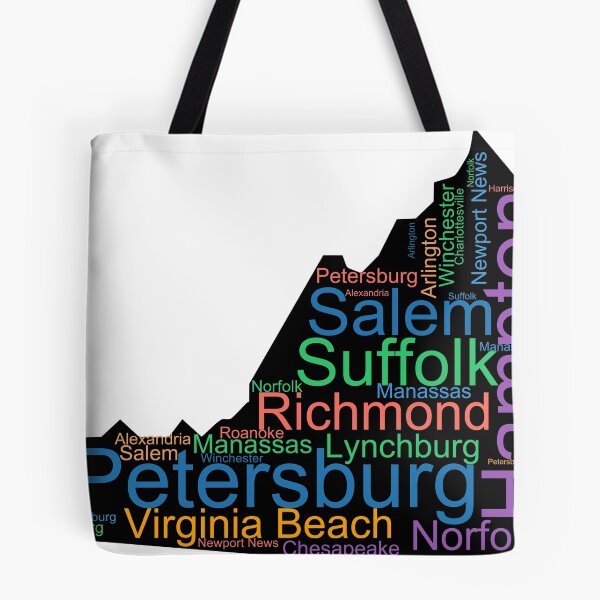 Item preview, Virginia Word Art With Cities designed and sold by TheIconSmith.