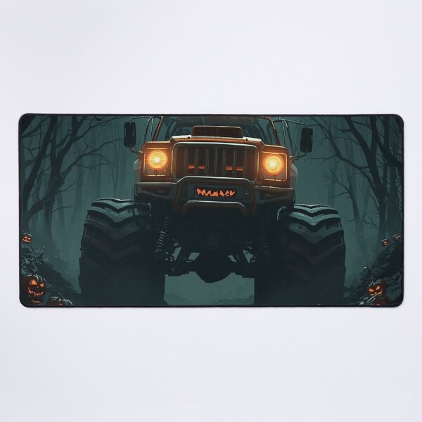Item preview, Halloween Monstertruck T-shirt – Griezelige Pompoenen, Vleermuizen en Volle Maan Design designed and sold by snoezelstudio.