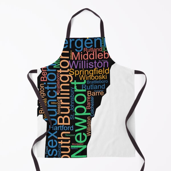Item preview, Vermont Word Art With Cities designed and sold by TheIconSmith.