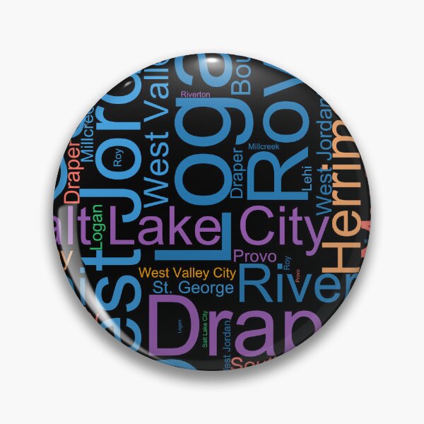 Item preview, Utah Word Art With Cities designed and sold by TheIconSmith.