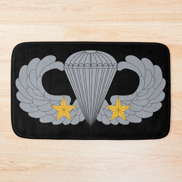 Item preview, Badge - Army - Parachutist - Basic - 2 Combat Star X 300 designed and sold by Military Insignia Products.