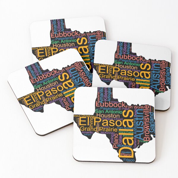 Item preview, Texas Word Art With Cities designed and sold by TheIconSmith.