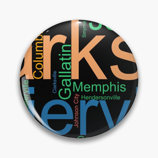 Item preview, Tennessee Word Art With Cities designed and sold by TheIconSmith.
