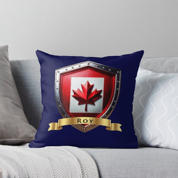 Item preview, Roy Family Canada Shield, Maple Leaf Heraldry Crest designed and sold by Highlandkings.