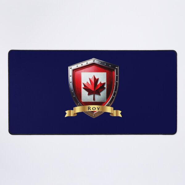 Item preview, Roy Family Canada Shield, Maple Leaf Heraldry Crest designed and sold by Highlandkings.