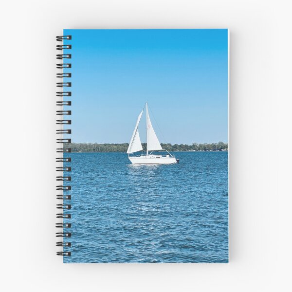 Item preview, Sailboat on the Indian Lake designed and sold by NatureVibesHere.