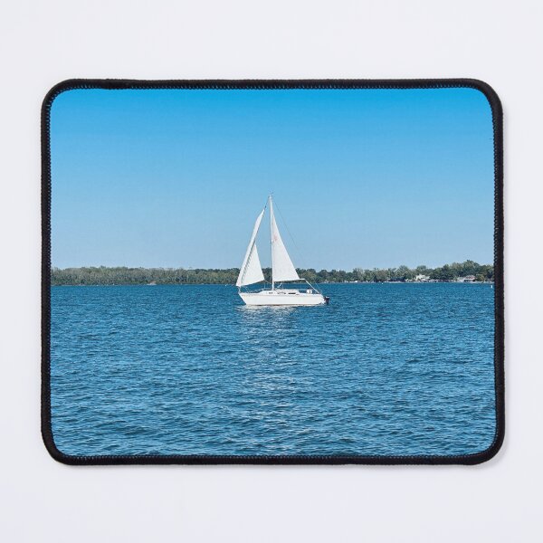 Item preview, Sailboat on the Indian Lake designed and sold by NatureVibesHere.