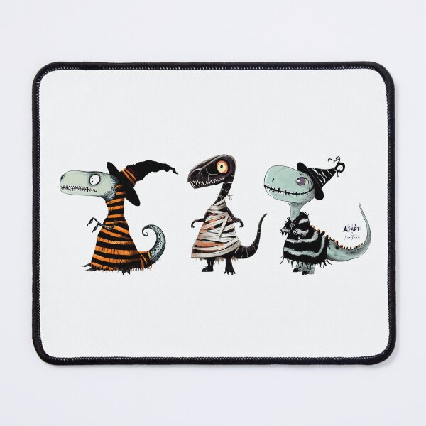 Item preview, Dinosaurs In Halloween Costumes Illustration designed and sold by LisaTumi.art.