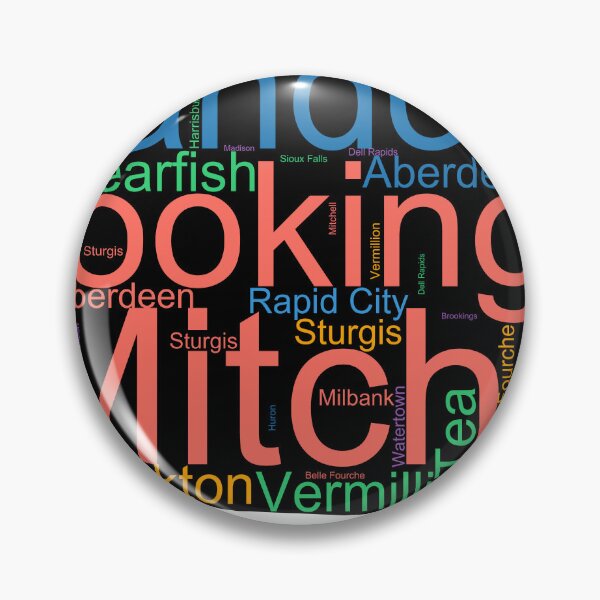 Item preview, South Dakota Word Art With Cities designed and sold by TheIconSmith.
