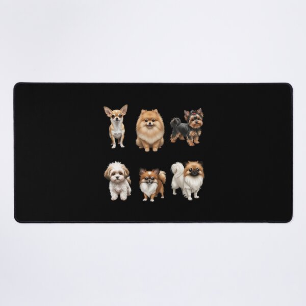 Item preview, My Dear Friends, Merry Christmas, Chihuahua, Pomeranian (Boo), Yorkshire Terrier, Maltese Terrier, Shih Tzu, Toy Poodle, Papillon, Pekingese dog designed and sold by chipmuckdesignn.